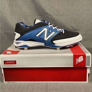 New Balance 15 Black Royal Blue Baseball Cleats